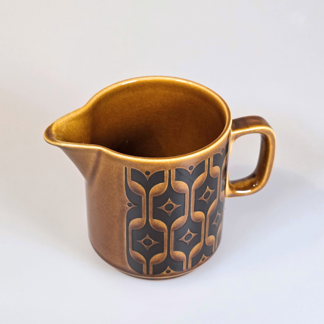 Vintage Hornsea | Short Heirloom Milk Jug - Autumn Brown
