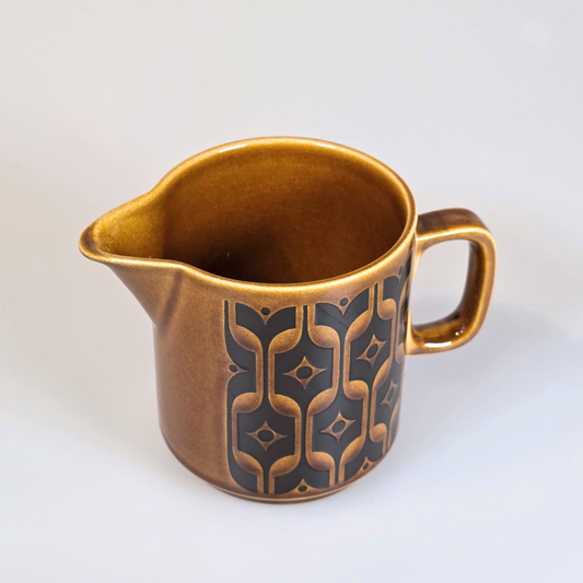 Vintage Hornsea | Short Heirloom Milk Jug - Autumn Brown