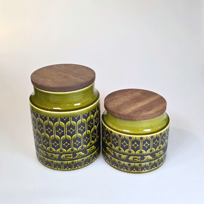 Vintage Hornsea | Medium Sugar Jar Canister - Heirloom - Lakeland Green