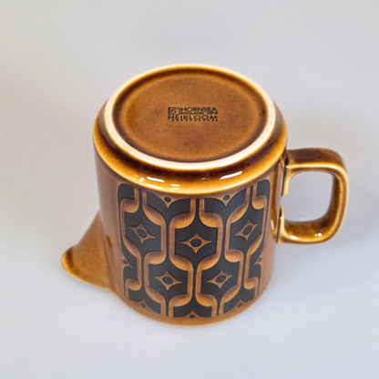 Vintage Hornsea | Short Heirloom Milk Jug - Autumn Brown