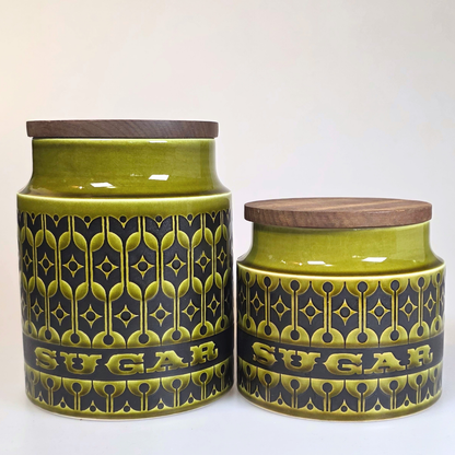 Vintage Hornsea | Small Sugar Canister - Lakeland Green