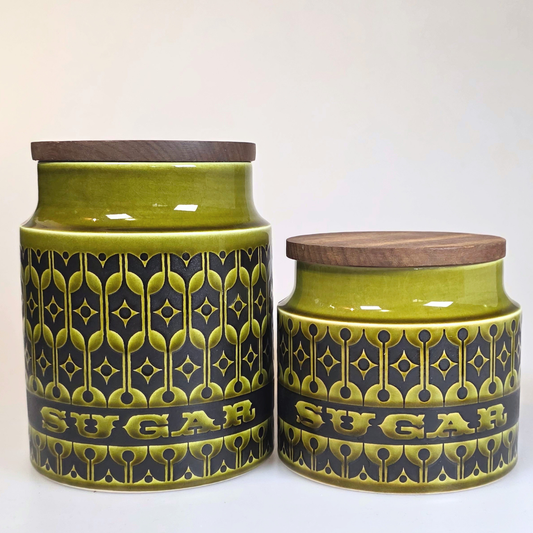 Vintage Hornsea | Medium Sugar Jar Canister - Heirloom - Lakeland Green