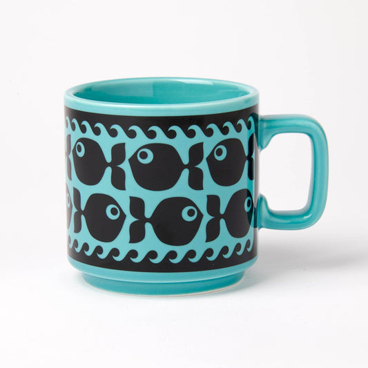Hornsea - Mug - Fish - Teal Blue