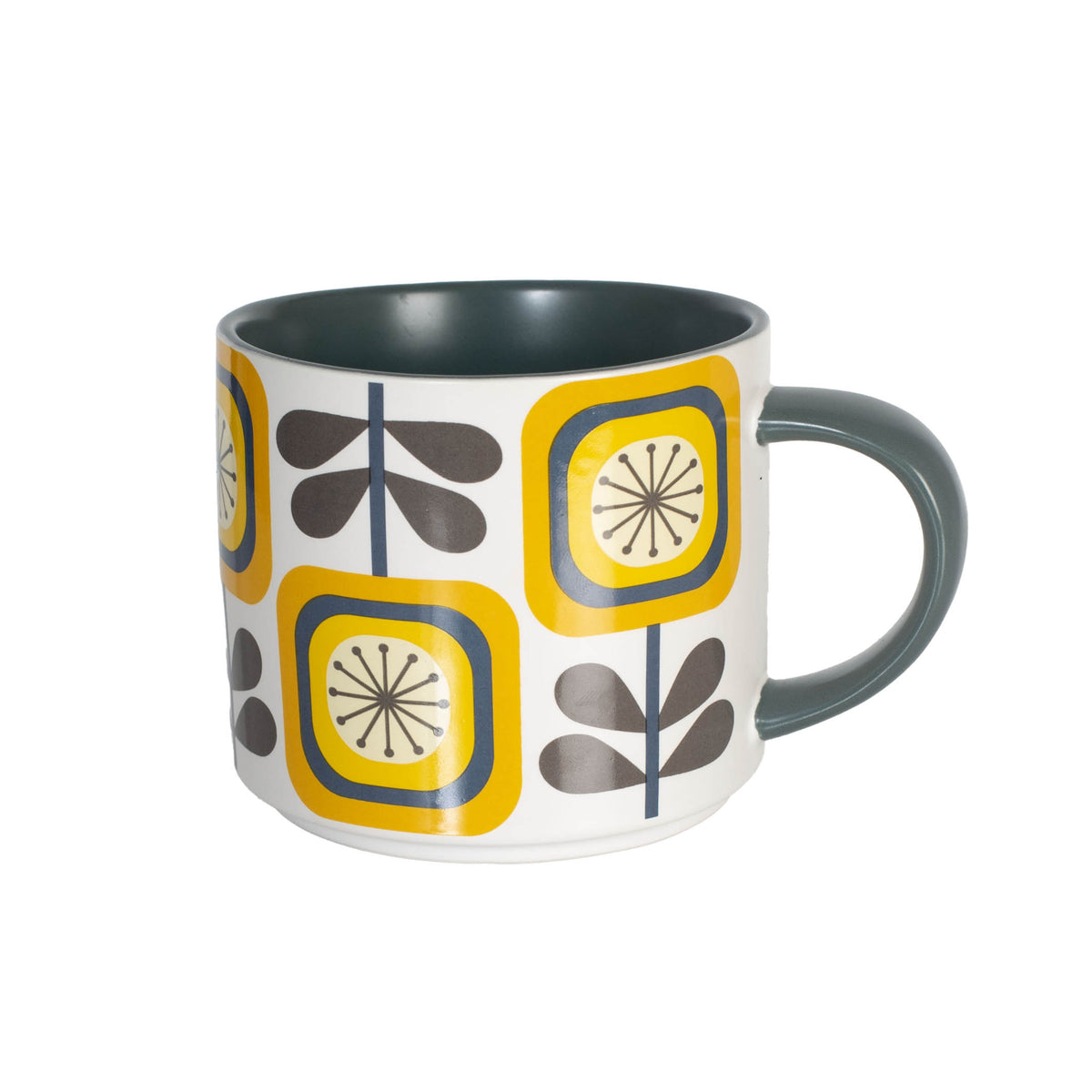 Sunflower Mid-Century Stackable Mug