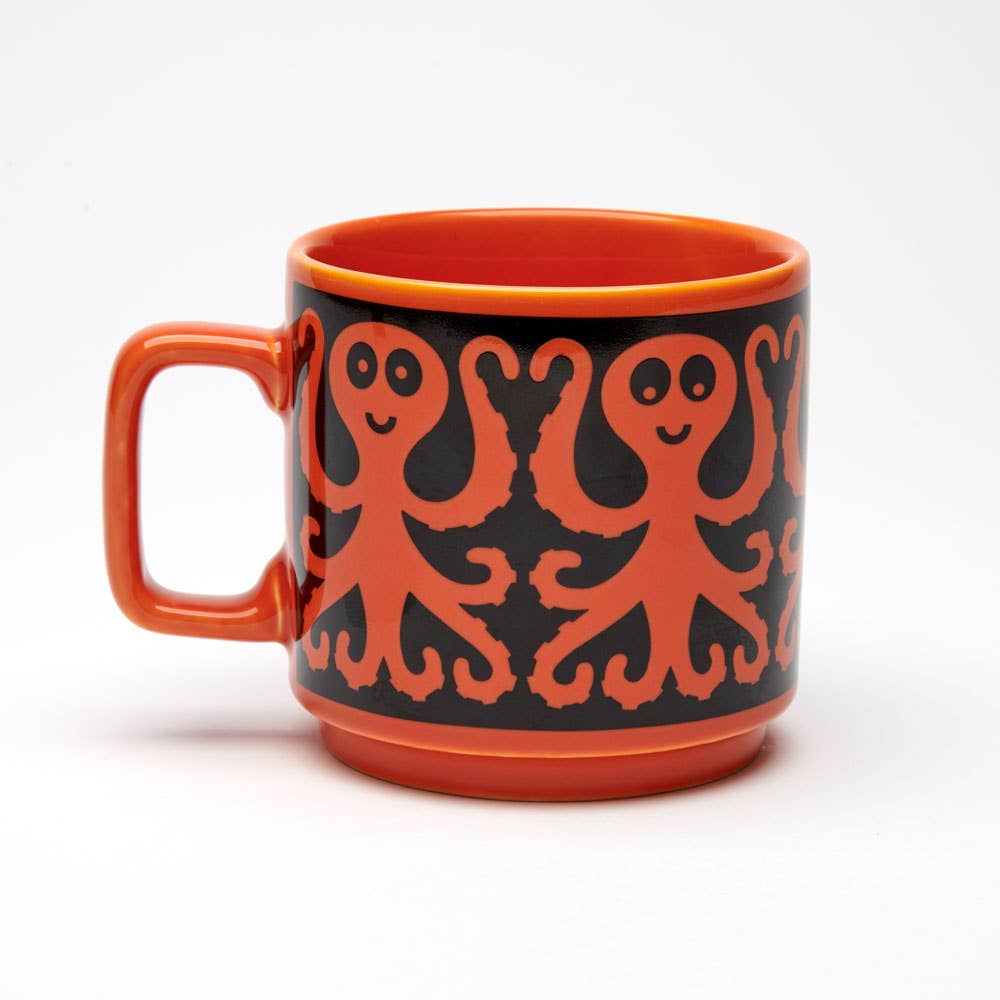 Hornsea - Mug - Octopus - Red