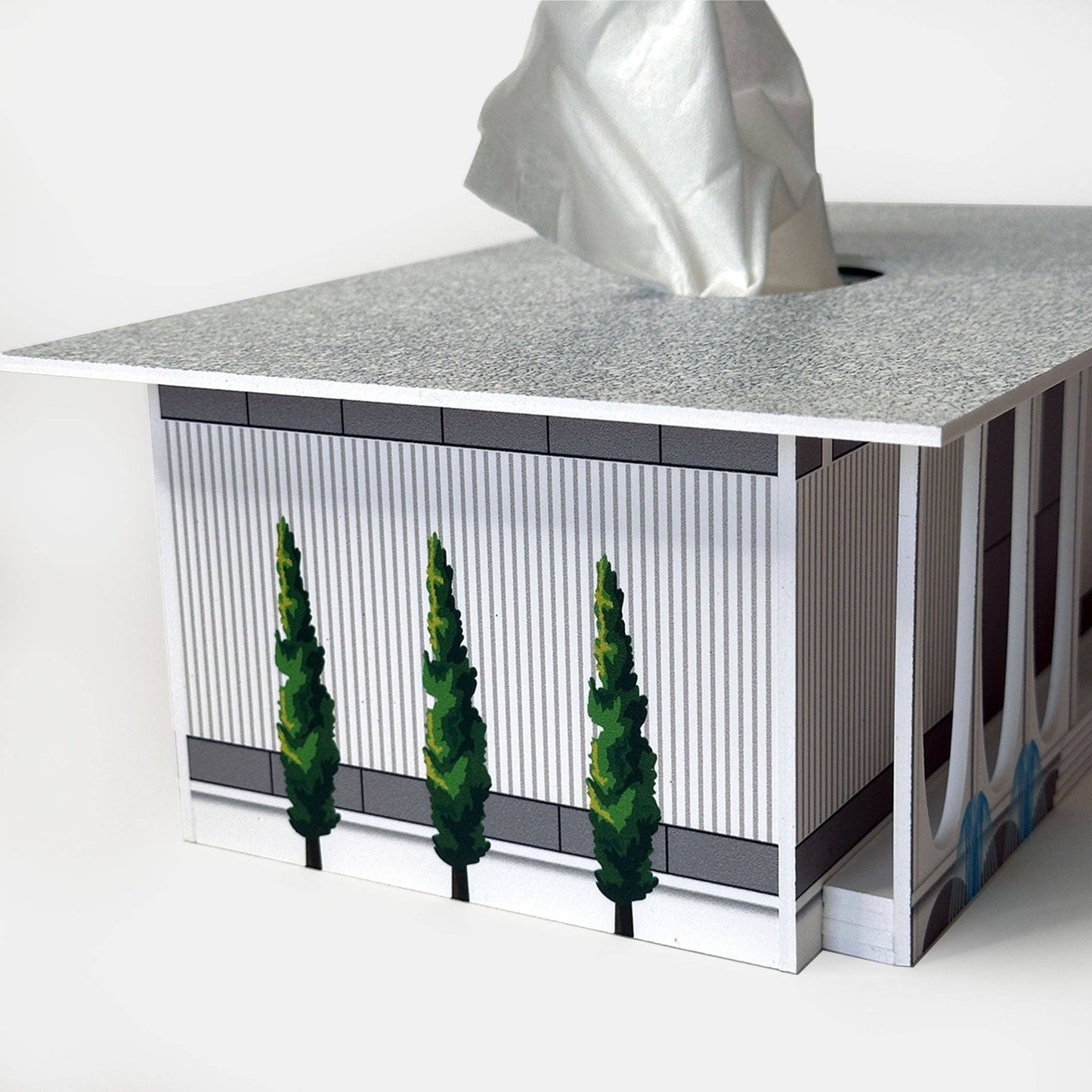 Coachella Valley Bank - Mid-Century Modern - Tissue Box Cover