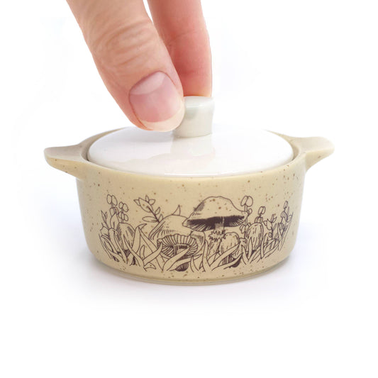 Forest Fancies | Pyrex Inspired | Ceramic Trinket Box