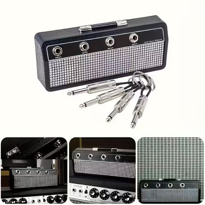 Guitar Amp Jack - Wall Mounted Rack - Includes 4 Keyrings - FAWNE
