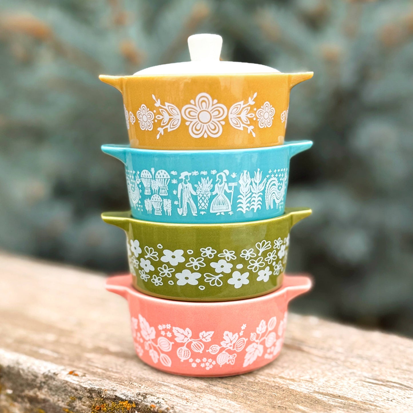 Gooseberry | Pyrex Inspired | Ceramic Trinket Box