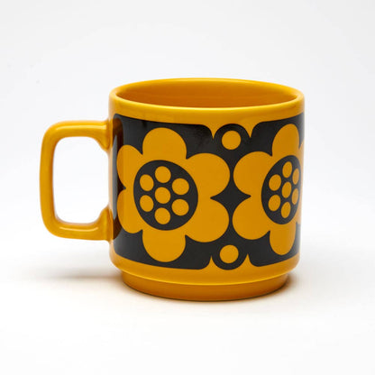 Hornsea - Mug - Geo Flower - Yellow - FAWNE