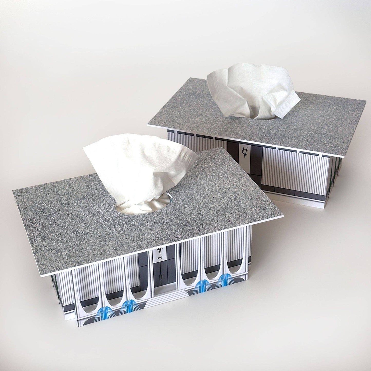 Coachella Valley Bank - Mid-Century Modern - Tissue Box Cover