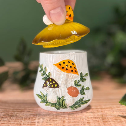 Merry Mushrooms | 70s Inspired | Resin Trinket Box