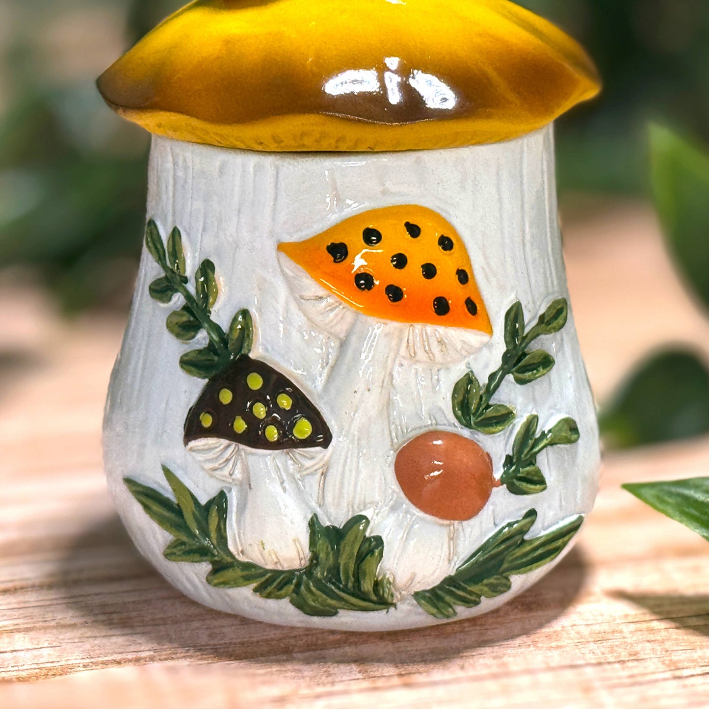 Merry Mushrooms | 70s Inspired | Resin Trinket Box