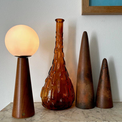 Mid-Century Globe Touch Lamp - Large