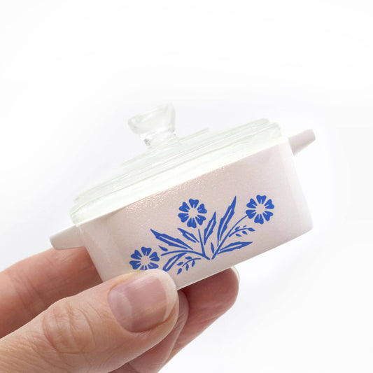 Cornflower | Corning Ware Inspired | Resin Trinket Box