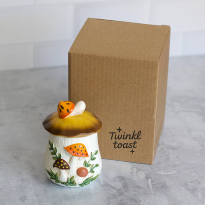Merry Mushrooms | 70s Inspired | Resin Trinket Box