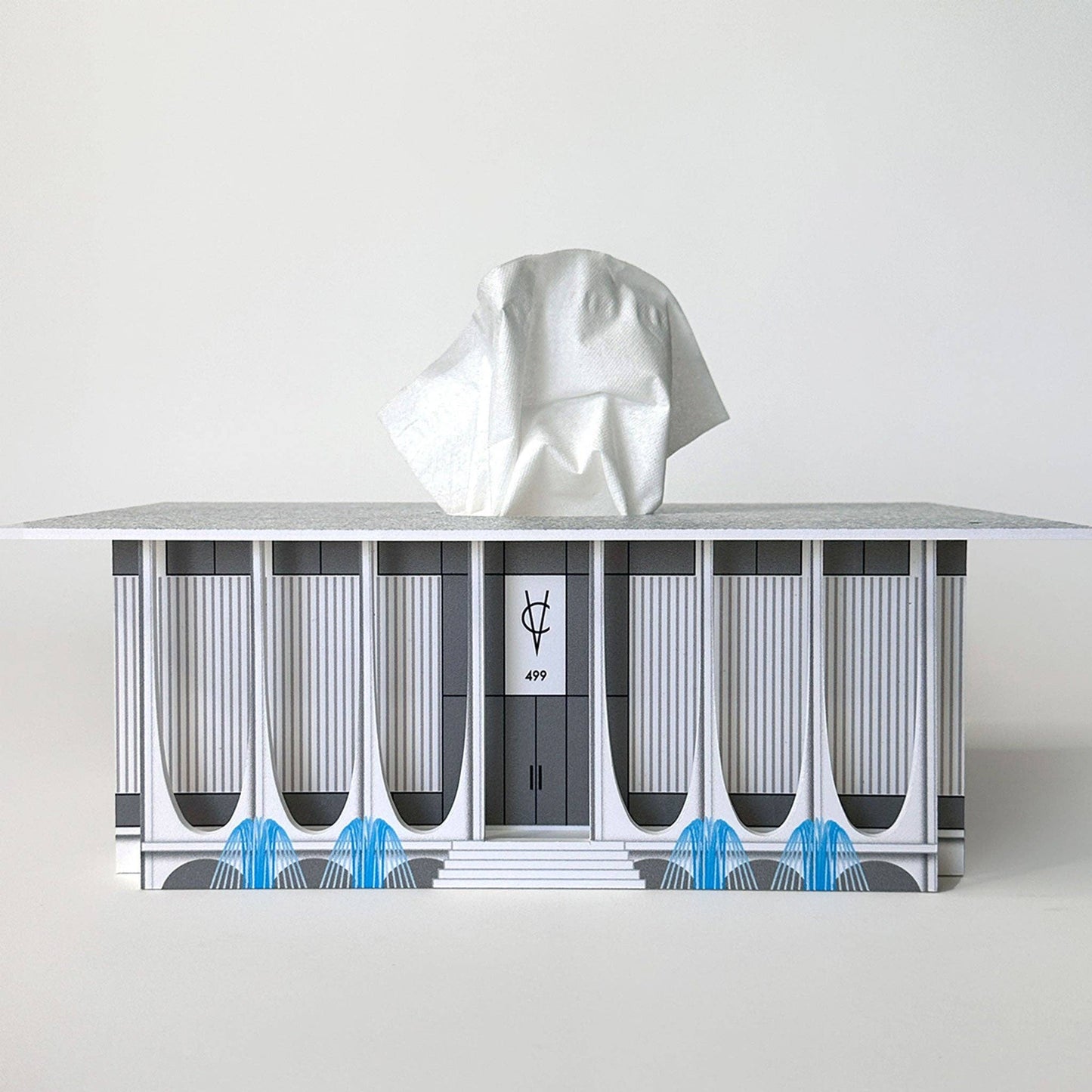 Coachella Valley Bank - Mid-Century Modern - Tissue Box Cover