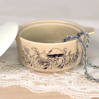 Forest Fancies | Pyrex Inspired | Ceramic Trinket Box
