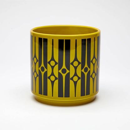 Hornsea - Medium Planty - Plant Pot - Geo Chartreuse - FAWNE