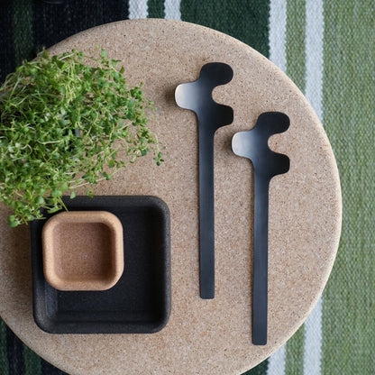 Square Cork Bowl – for Fyran – Black Cork – Stumpastaken
