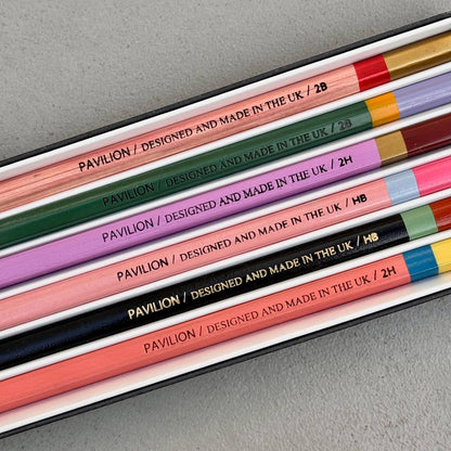 Botanical Interior Lifestyle | Premium 6 Piece Pencil Set