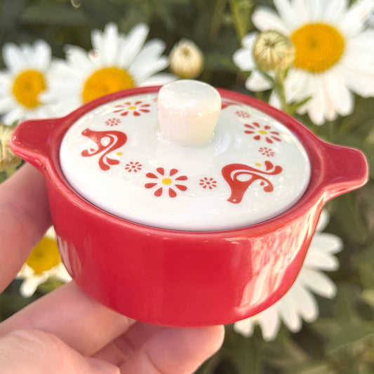 Friendship | Pyrex Inspired | Ceramic Trinket Box