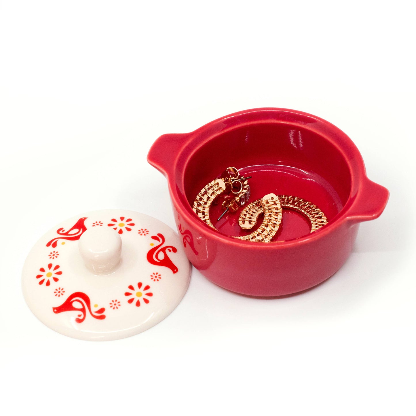 Friendship | Pyrex Inspired | Ceramic Trinket Box