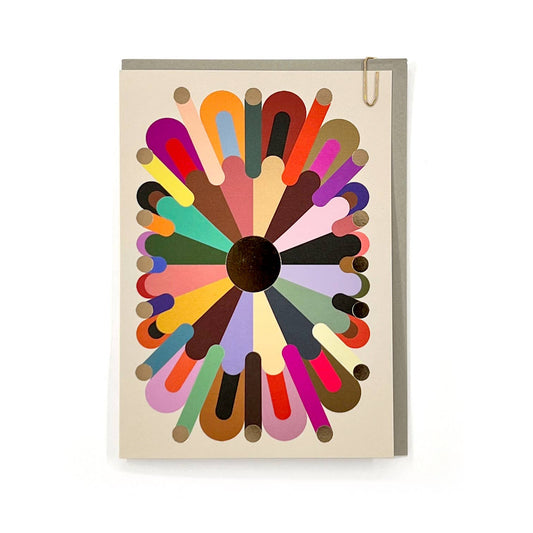 Cloud Burst| Foiled FSC Greeting Card