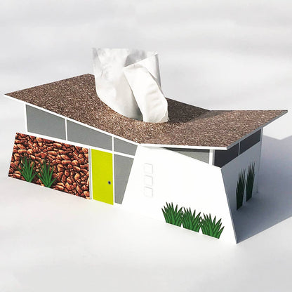 Ranch Club Estates House - Mid-Century Modern Tissue Box Cover