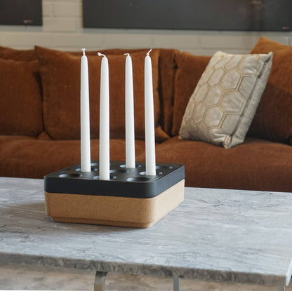 Square Candleholder – 9 Candle – Original – Stumpastaken