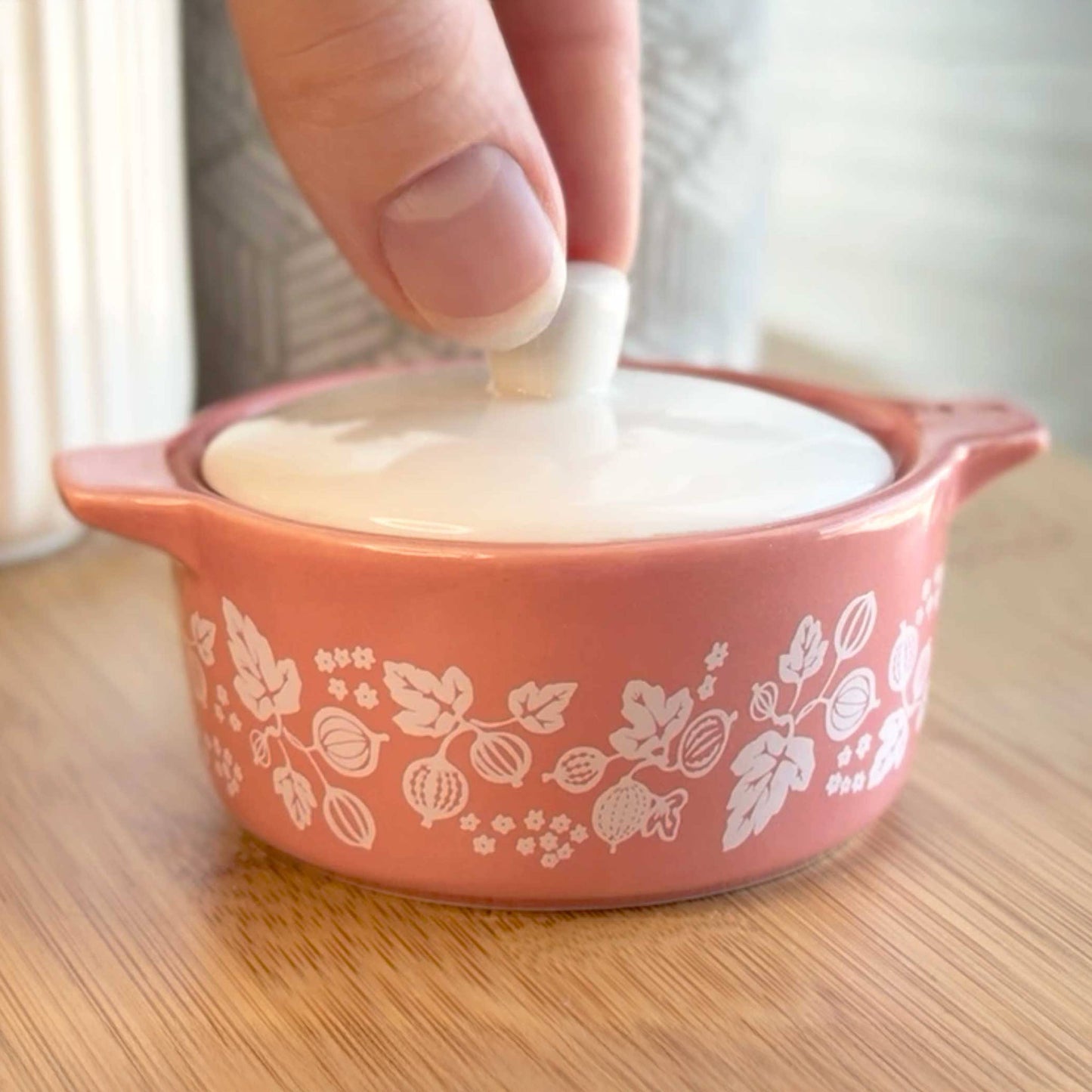 Gooseberry | Pyrex Inspired | Ceramic Trinket Box