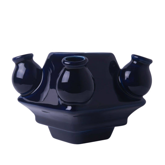 Stack Madness ✦ Build Your Own Vase  ✦ Dark Blue Middle - FAWNE