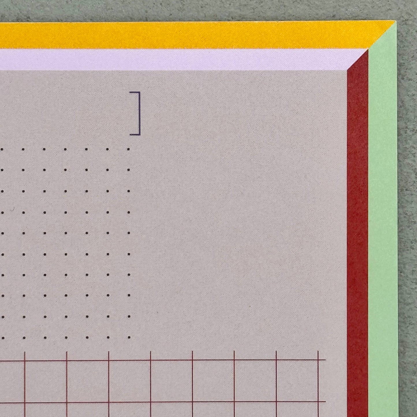 Frame | Grid Dots Lined | A5 Notepad