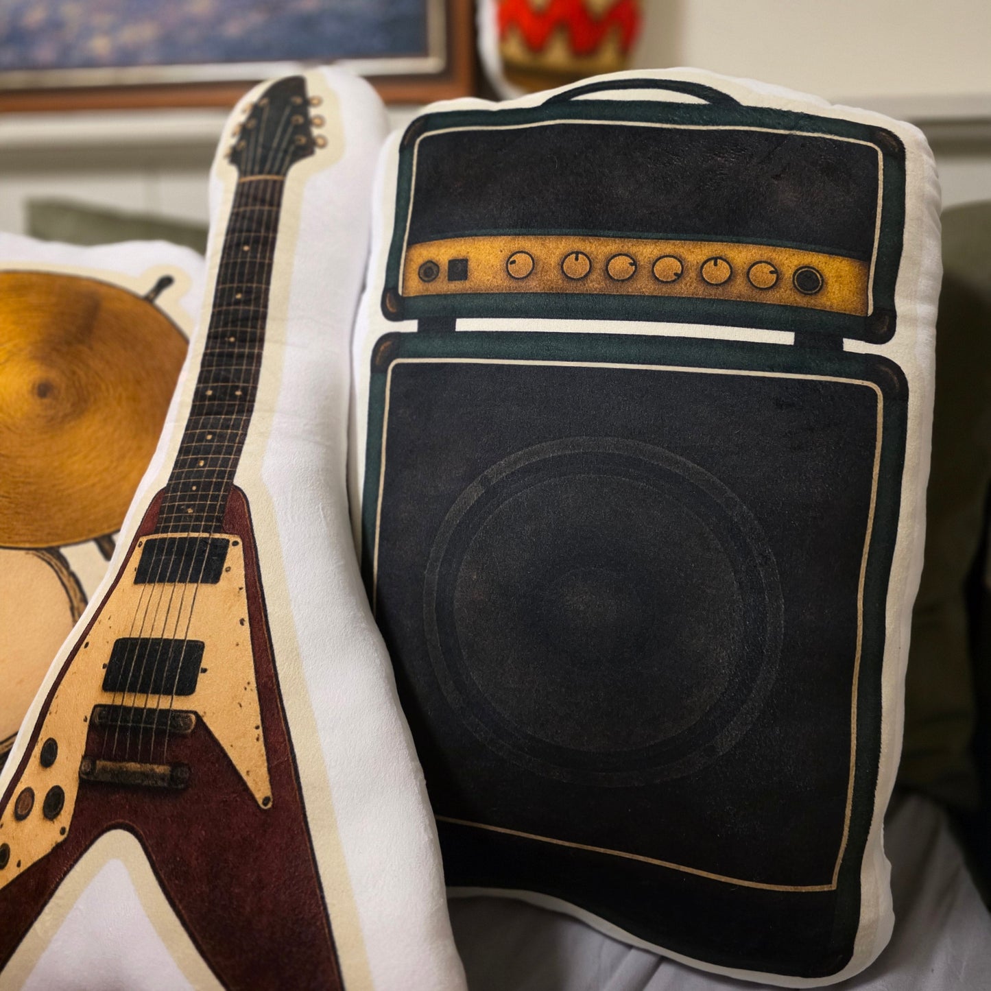 The Setlist Electric Guitar – Shaped Cushion – Flying V Electric - 60 cm – | FAWNE